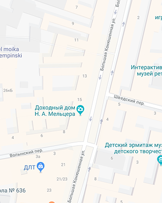 Карта с местоположением магазина